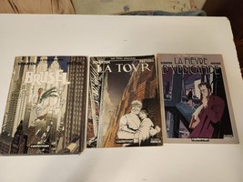 Lot 3 vintage Schuiten Peeters French Book Livres Tovr Brusel Fievre D&#39;V... - $43.41