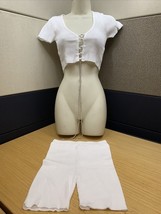 NEW Immodel By HWA White Sport Set Woman’s Size S KG Activewear Clubwear - $19.80