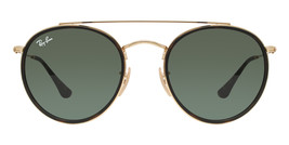 Ray-Ban RB 3647/N 9090/R5 Round Double Bridge Sunglasses RB3647N - $170.00