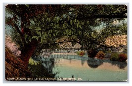 Looking South On Lehigh River Allentown Pennsylvania PA 1925 DB Postcard T2 - £3.09 GBP