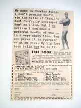 1965 Charles Atlas Ad &quot;I Do Believe I Can Make You A Powerful He-Man Out... - $148.93 MXN