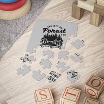 Custom Kids&#39; Puzzle: 30 Pieces, Forest Adventure Design, Educational Activity - £18.11 GBP