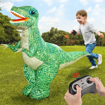 2.4GHZ Remote Control Inflatable Dinosaur Toy for Kids,Realistic Electri... - £52.26 GBP