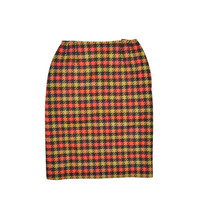 Vintage Pendleton Virgin Wool Skirt Womens 7-8 Houndstooth Design Young - $18.24