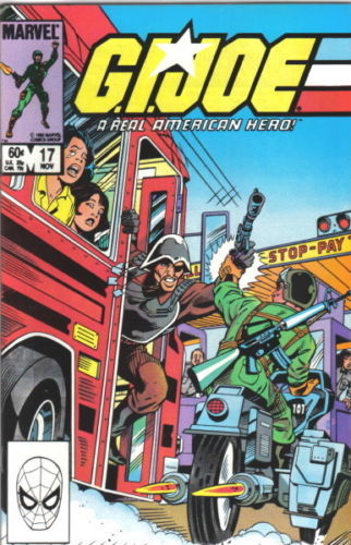 G.I. Joe A Real American Hero Comic Book #17 Marvel Comics 1983 VERY FINE- - $8.79