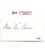 Dave &quot;Boo&quot; Ferriss signed 3X5 Index Card- JSA #LL60238 (Boston Red Sox) - £18.81 GBP
