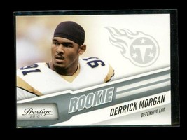 2010 Panini Prestige Rookie Football Card #231 Derrick Morgan Tennessee Titans - £3.96 GBP