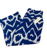 Haver &amp; Blair Pants Womens L Blue White Tie Dye Wide Leg Pull On Elastic... - $47.07 CAD