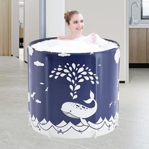 Ptlsy Portable Bathtub, Japanese Soaking Bath Tub For Shower Stall, Fold... - £51.30 GBP