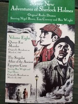 Original Radio DRAMAS-((cassette)) More New Adventures Of Sherlock Holmes-Vol 8 - $4.75