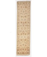 Genuine hand knotted luxury runner rug. Wool pile, cotton foundation. 2&#39;... - $1,285.00