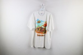 Vintage 90s Mens XL Spell Out McDonalds The Flintstones Short Sleeve T-Shirt USA - £47.73 GBP