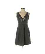 SILENCE + NOISE Women Gray Sleeveless Tweed Beaded Urban Outfitters Dres... - €33,60 EUR