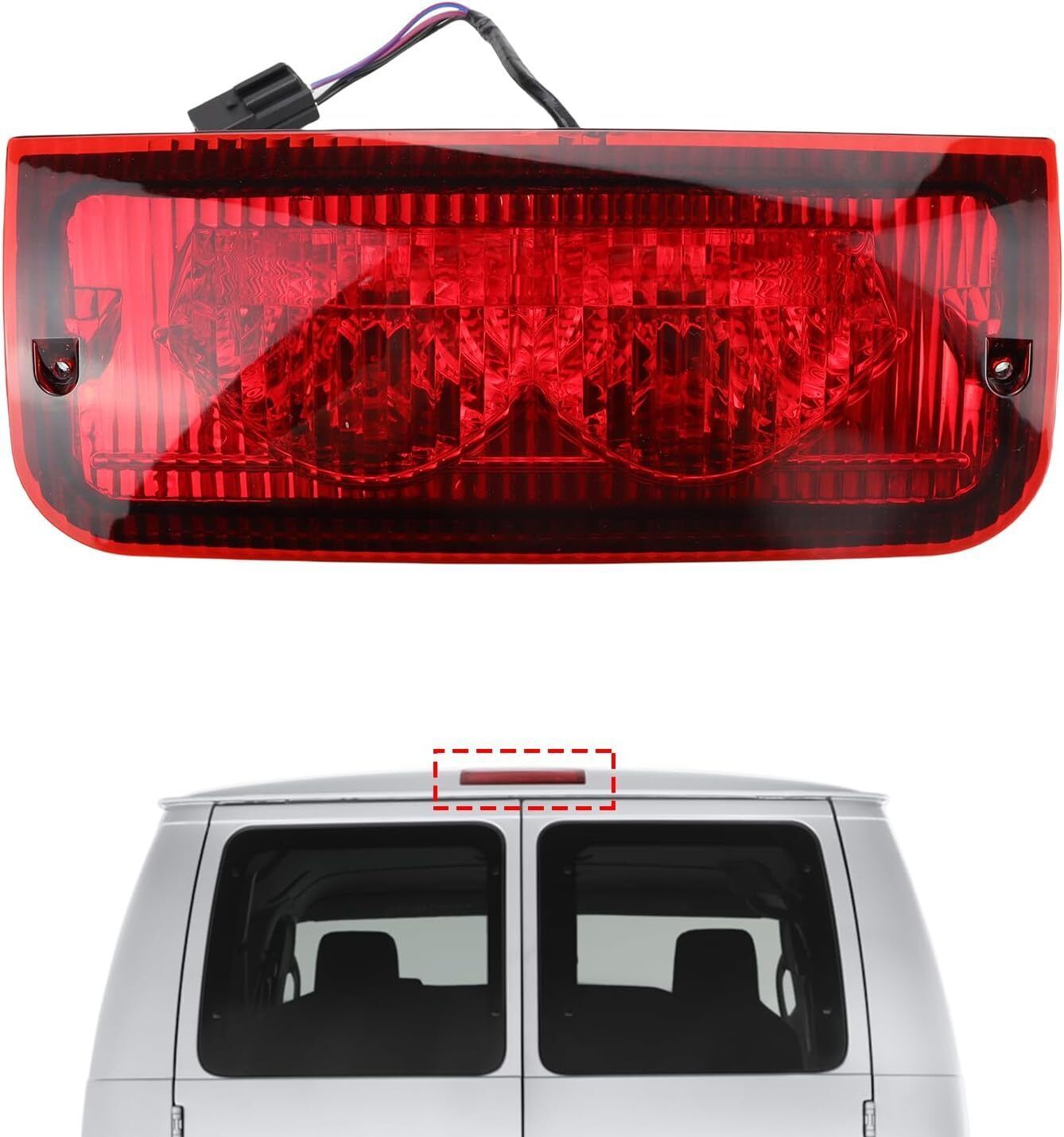 923-290 Third Brake Light Compatible with Ford Econoline E150 E250 E350 ... - $80.68