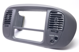 1997-2003 Ford F150 Center Dash Radio Climate Trim BEZEL Panel GREY - $57.28