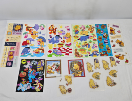 Vintage Disney Winnie the Pooh Bear Tigger Craft Sticker Sheet Lot Sandy... - $19.95