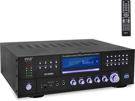 Pyle Pd1000Ba Is A 4-Channel Wireless Bluetooth Power Amplifier, And Rack Mount. - £192.58 GBP