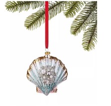 Holiday Lane at the Beach and Seaside Glass Seashell Ornament C210280 - $12.82