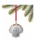 Holiday Lane at the Beach and Seaside Glass Seashell Ornament C210280 - £10.27 GBP