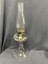 Antique Krys-Tol Ohio Flint Magnesium Glass Oil Lamp EAPG 22&quot; tall - £50.89 GBP