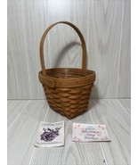 Longaberger 1993 Mother&#39;s Day Basket 1993 with plastic insert protector - £11.81 GBP