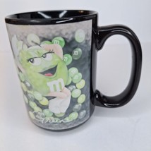 2013 M&amp;M&#39;s World Mars Ms Green Black Coffee Tea Mug Classic White Boots - £7.11 GBP