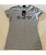 Hunger Games T-Shirt Grey Womens XL The Exhibition Mockingjay New with T... - $18.42