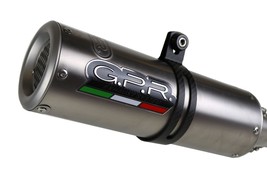 GPR Exhaust BMW C650 Sport 2016-2020 Homolog Slip-On M3 Titanium Natural - £462.85 GBP