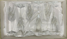 Cristalleria F. LLI Fumo - Champagne Crystal Glasses - 6 pcs - Made In Italy - £63.17 GBP