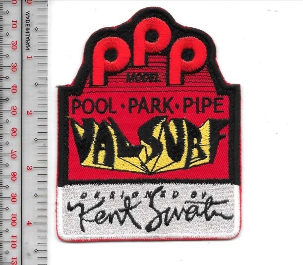 Vintage Skateboarding Val Surf PPP Kent Senatore Design 1970s Promo Patch - $9.99
