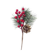 Christmas Floral Pinecone and Berry Pick - $15.62