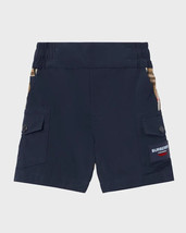 NWT 100% AUTH Burberry Baby’s Hal Bicolor Logo Plaque Shorts $250 - £134.26 GBP