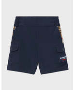 NWT 100% AUTH Burberry Baby’s Hal Bicolor Logo Plaque Shorts $250 - £131.83 GBP