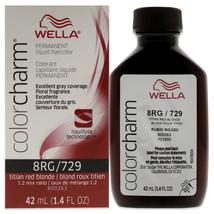 Color Charm Permanent Liquid Hair Color - 729 8RG Titian Red Blonde - $16.72