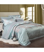 Ice Silk Jacquard European Luxury High-end Linen And Cotton Bedding Set - $288.09 CAD+