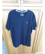 Tommy Bahama Mens Lightweight Pullover Dark Blue T-Shirt Cotton Spandex ... - €21,30 EUR
