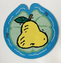 Fisher Price Turtle Picnic Matching Game Replacement Lily Pad Pear Card Pc 1998 - $5.98