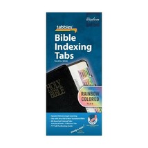 Rainbow Bible Indexing Tabs Old &amp; New Testament - $7.00