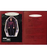 HALLMARK KEEPSAKE ORNAMENT STAR TREK TNG CAPTAIN JEAN LUC PICARD 1995  - $13.60 CAD