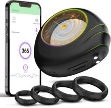 Unique Penis Ring Pedometer with 4 Different Sizes Soft Silicone Penis Ring - £15.50 GBP