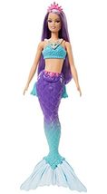 Barbie Dreamtopia Mermaid Doll with Curvy Body, Pink Hair, Pink Ombre Ta... - $18.88