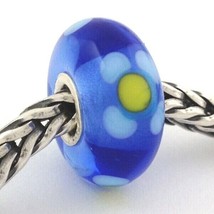 Authentic Trollbeads Ooak Murano Glass Unique Bead #77 Charm, New - $33.24