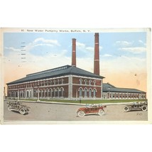 Vintage Postcard, 1922, New Water Pumping Works, Buffalo, New York - £7.95 GBP