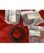 3 Yamaha Oil Seals, R Wheel, NOS 1987-04 ATV YFM350 Warrior, 93102-48370-00 - $14.95