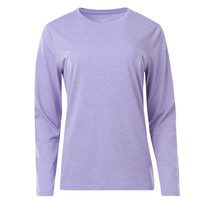 Athletic Works Women Active  Long Sleeve T-Shirt, Purple Heather Size XL(16-18) - £12.61 GBP