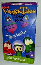 VeggieTales Are You My Neighbor? VHS Video Tape Loving Christian Kids GOD Jesus - £11.80 GBP