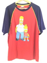 The Simpsons Men&#39;s Size L Bart &amp; Homer Simpson Wide Load T-Shirt KAYSER ... - £14.54 GBP