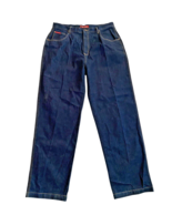 Reverb Jeans Size 36x32 Y2K Dark Wash Denim Mens The Ultimate 2000s Stra... - $55.74