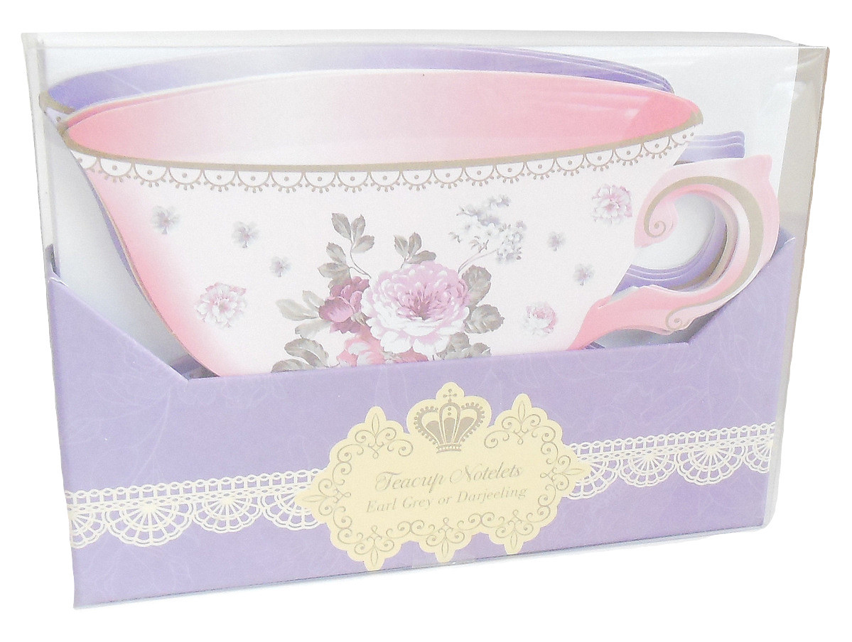 Tea Party Teacup Notelets Talking Tables Party Supply Guest Note Cards Envelopes - $12.95