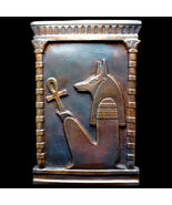 Ancient Egyptian God ANUBIS sculpture Wall Relief plaque - $28.71